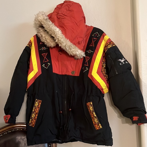 90s Vintage Triple F.A.T. Goose Duck Down Parka - Picture 4 of 16